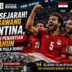 Gol Bersejarah Mesir ke Gawang Argentina Akhiri Penantian 92 Tahun di Fase Gugur Piala Dunia