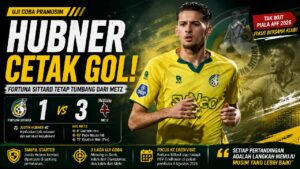 Justin Hubner Cetak Gol Meski Absen di Piala AFF 2026, Fortuna Sittard Tetap Tumbang dari Metz
