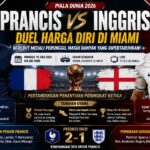 Prancis Vs Inggris Berebut Perunggu Piala Dunia 2026, Duel Harga Diri di Miami