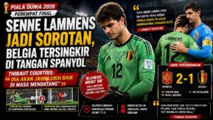 Senne Lammens Disorot usai Belgia Tersingkir, Courtois Pilih Memberikan Dukungan