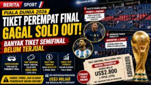 Tiket Piala Dunia 2026 Belum Ludes, Harga Fantastis Jadi Sorotan Penggemar