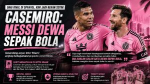 Casemiro Sebut Lionel Messi Dewa Sepak Bola, Inter Miami Makin Bertabur Bintang