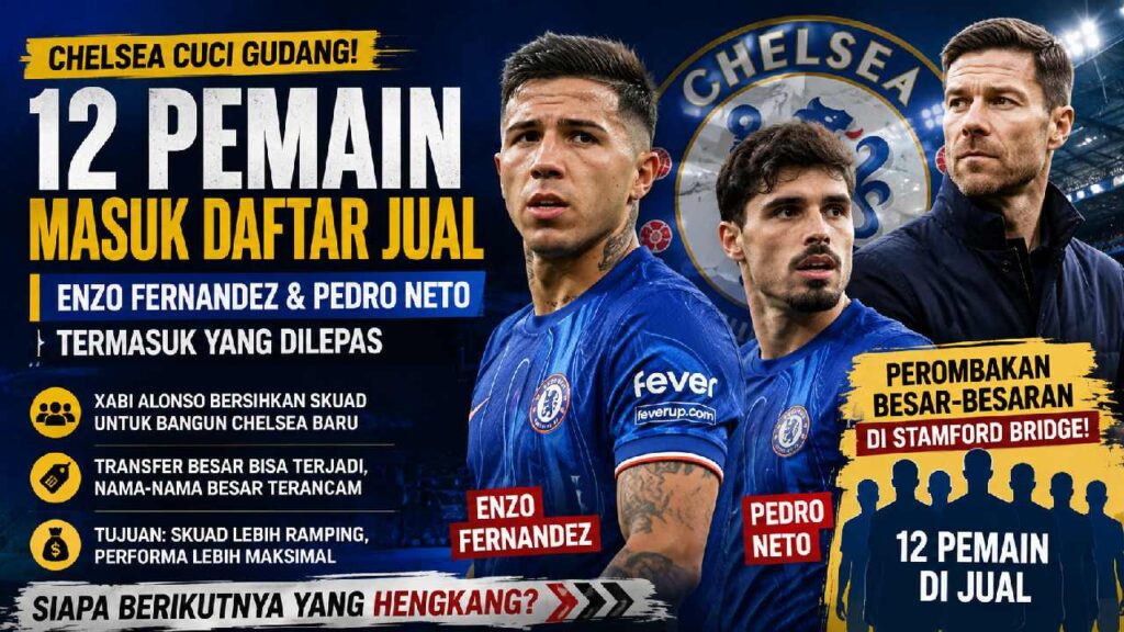 Chelsea Cuci Gudang, 12 Pemain Masuk Daftar Jual Xabi Alonso