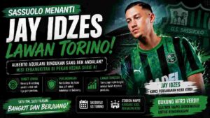Sassuolo Menanti Jay Idzes Jelang Duel Penting Melawan Torino