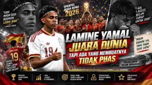 Lamine Yamal Juara Dunia Bersama Spanyol, tetapi Belum Puas dengan Dirinya