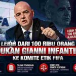 Lebih dari 100 Ribu Orang Desak Komite Etik FIFA Periksa Gianni Infantino