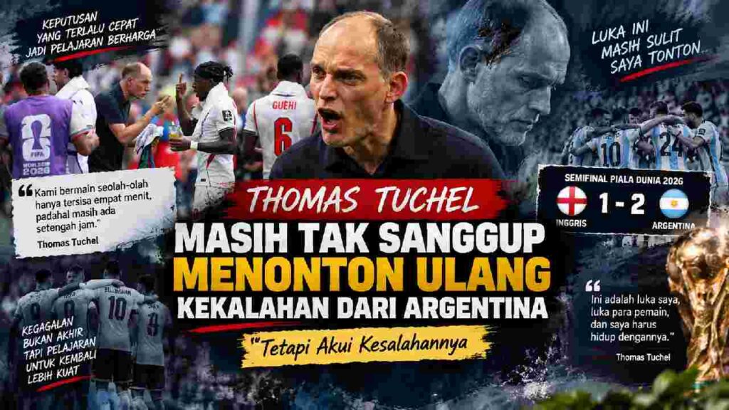 Thomas Tuchel Akui Kesalahan Usai Kekalahan Inggris dari Argentina