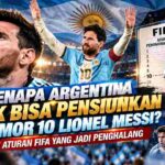 Argentina Tak Bisa Pensiunkan Nomor 10 Lionel Messi, Aturan FIFA Jadi Penghalang