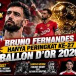 Bruno Fernandes Pecahkan Rekor Assist, tetapi Hanya Peringkat 27 Ballon d’Or 2026