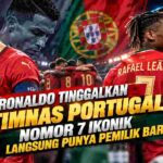 Cristiano Ronaldo Tinggalkan Timnas Portugal, Rafael Leao Kenakan Nomor 7