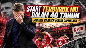 Start Terburuk MU dalam 40 Tahun, Michael Carrick Masih Dipercaya