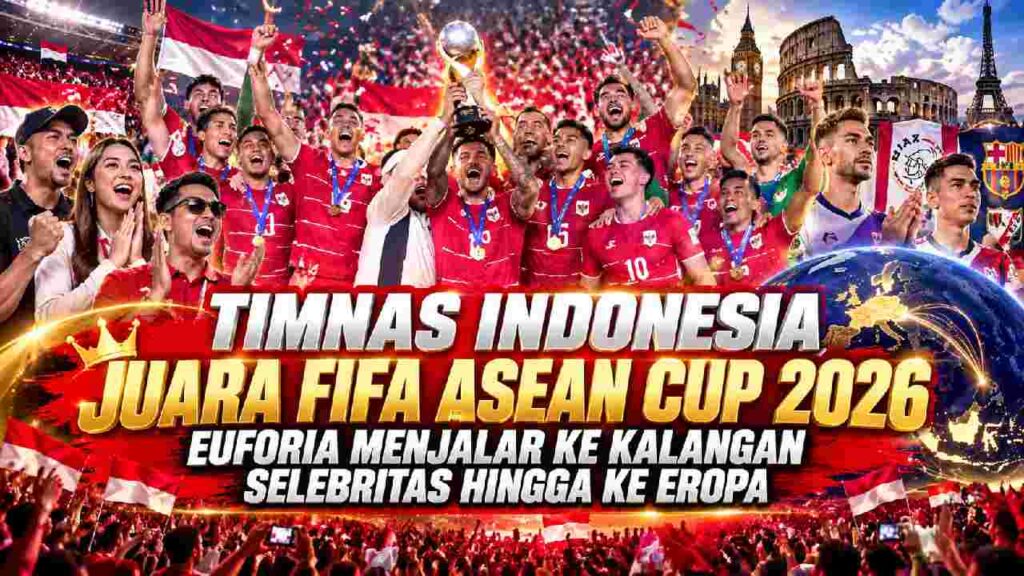 Timnas Indonesia Juara, Euforia FIFA ASEAN Cup 2026 Tembus Eropa